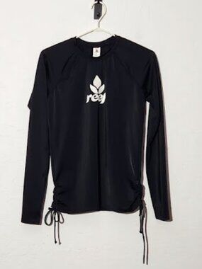 Reef Women's Long Sleeve Rashguard Black Size Large NWT